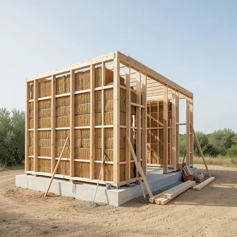 Construction paille porteuse : techniques, atouts et limites